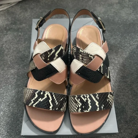 Vionic Women's Multicolor Snakeskin Sandals - Picture 1 of 4